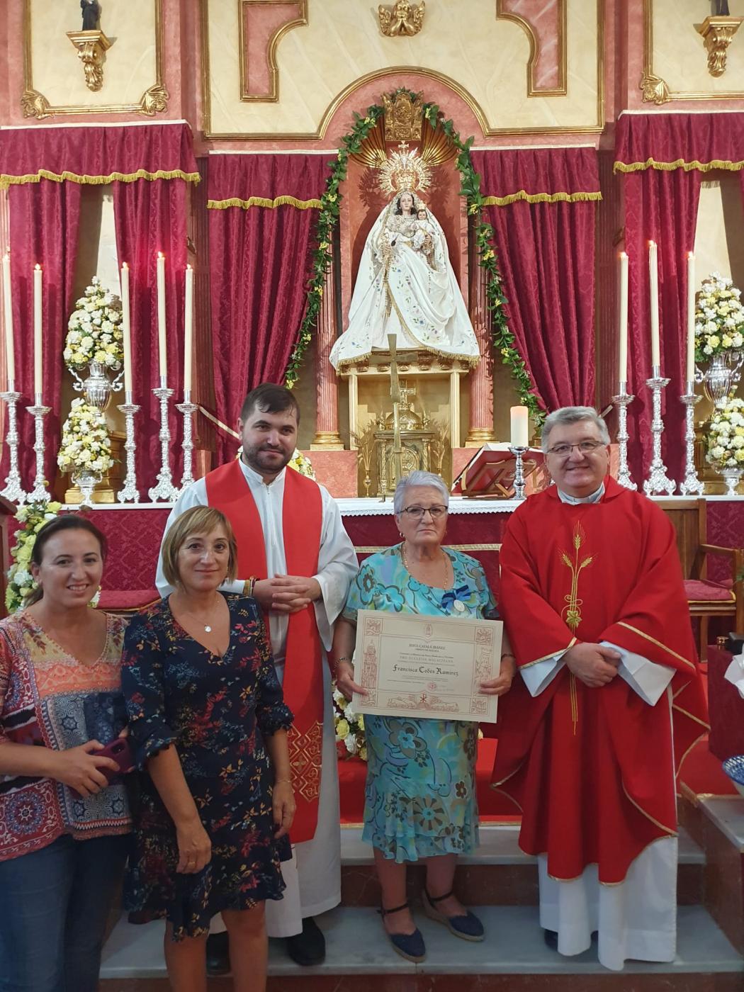 Francisca Codés: «Me encanta ir a hacerle una visita al Santísimo»