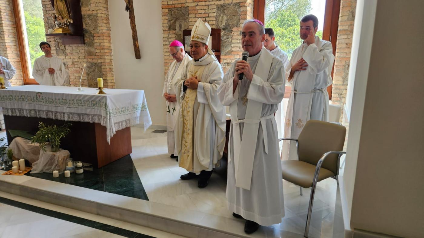 Misa en el Campus de Verano de Pastoral Universitaria de Toledo en Málaga