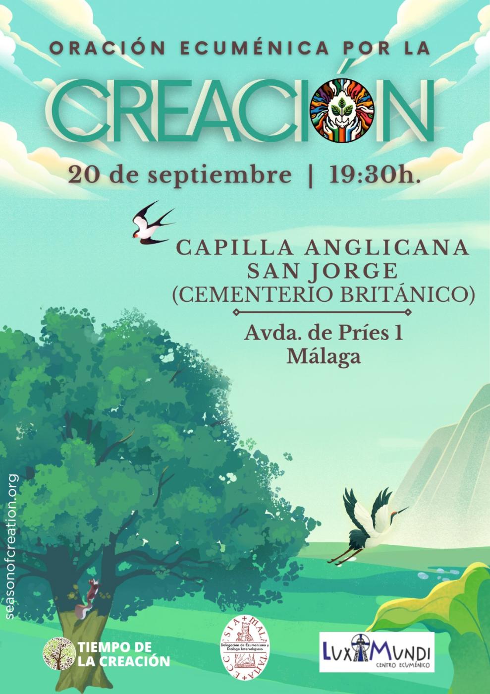 Este viernes, Oración Ecuménica por la Creación