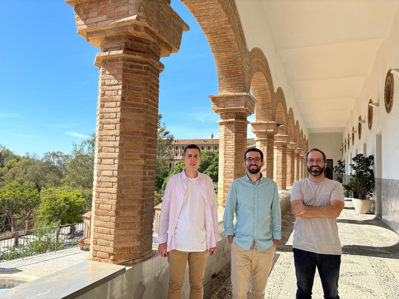 José Ignacio, José Francisco y Antonio, futuros diáconos de la Iglesia de Málaga
