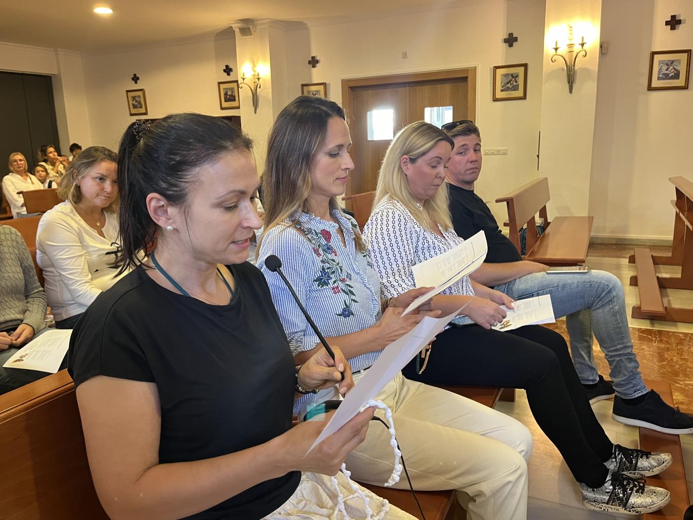 Rosario internacional en el colegio Las Chapas-ECOS de Attendis Marbella