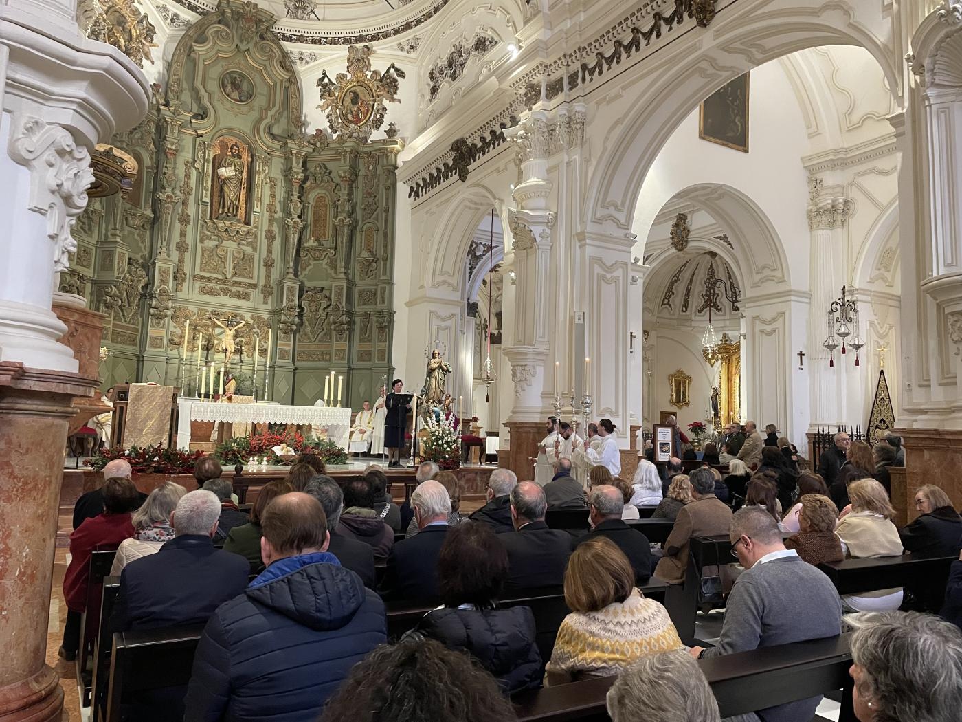 Celebración en la iglesia de Santiago, en la apertura diocesana del Año Jubilar 2025