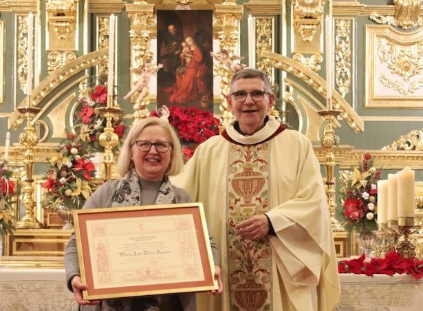 María José Ortiz: «Estoy muy agradecida a la Iglesia y al Sr. Obispo»