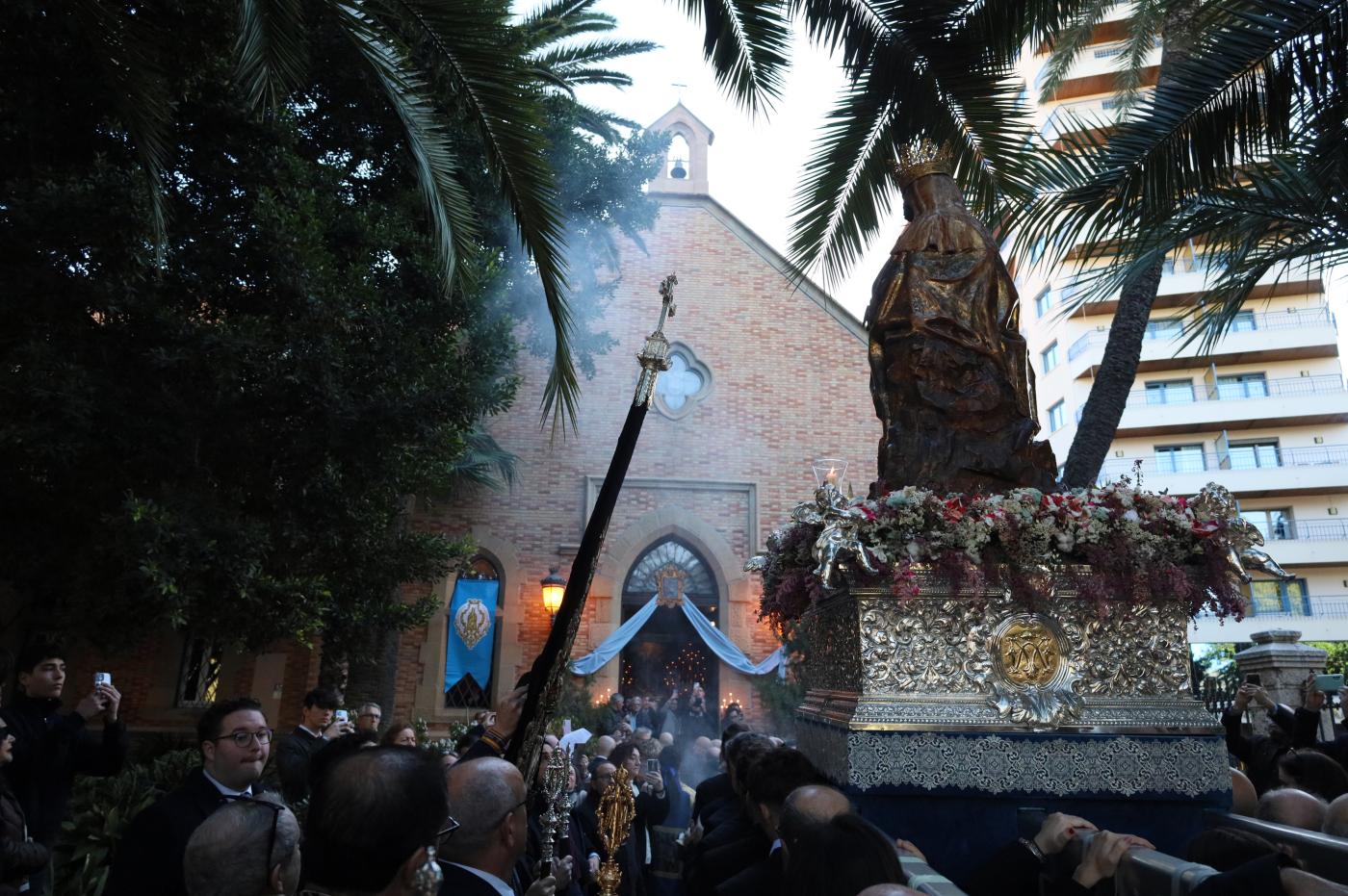 La Virgen en la parroquia de San Gabriel