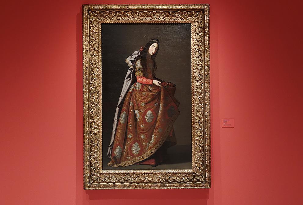 Zurbarán llena el Thyssen de santidad femenina