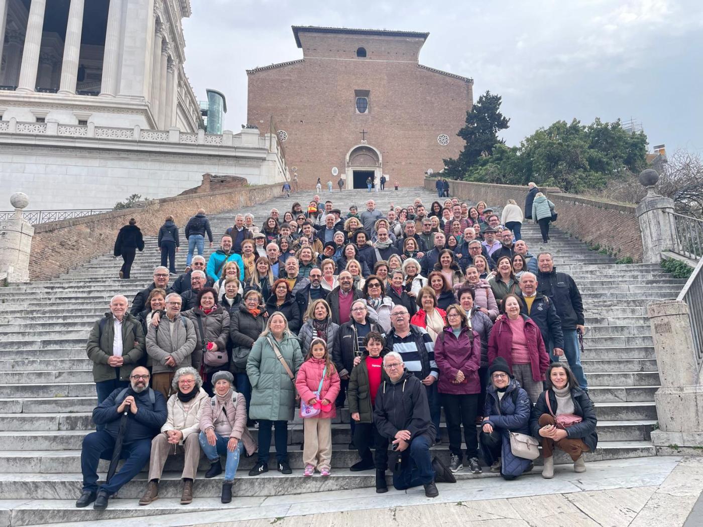 Las parroquias de la Amargura, el Salvador y la Encarnación de Marbella celebran el Jubileo en Roma