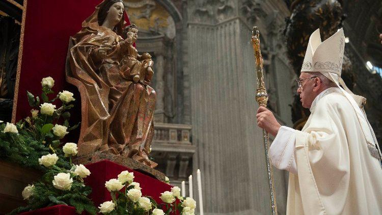 Jesucristo y la Virgen María desde la mirada del papa Francisco