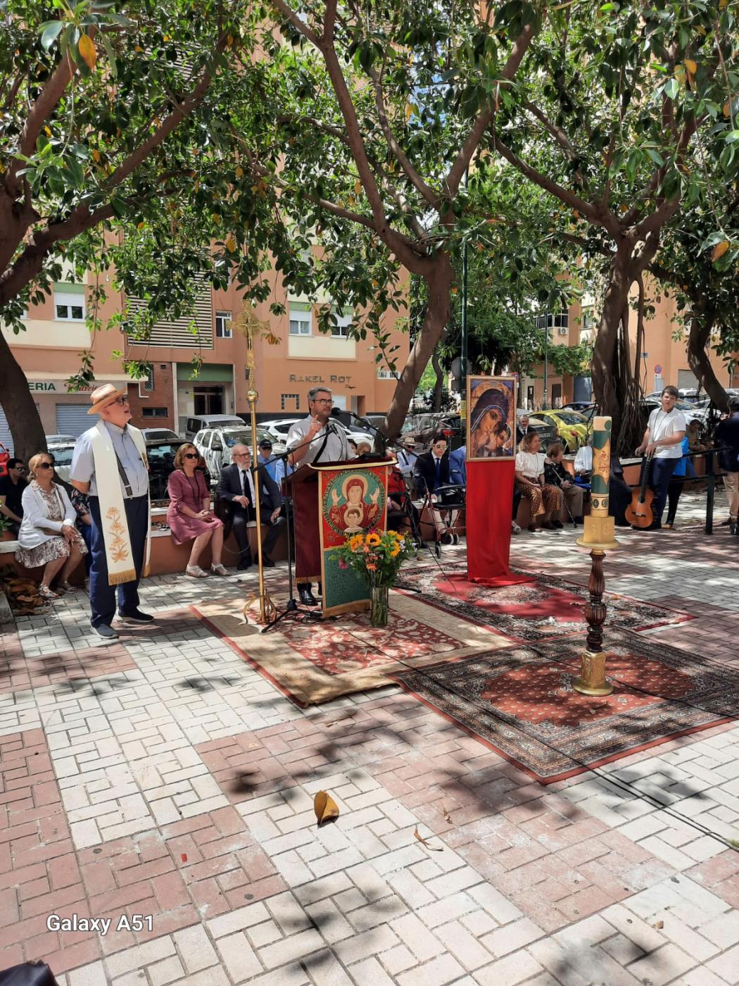 Misión en las plazas de la parroquia de Santo Tomás