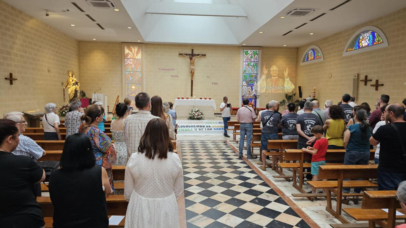 Vigilia de oración y acto público en la parroquia del Salvador de Málaga, el 30 de mayo