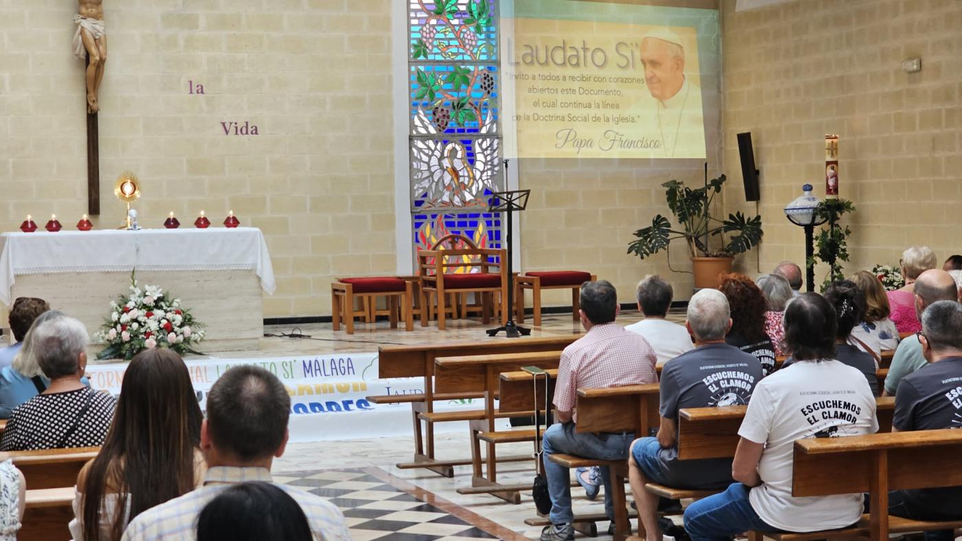 Vigilia de oración y acto público en la parroquia del Salvador de Málaga, el 30 de mayo