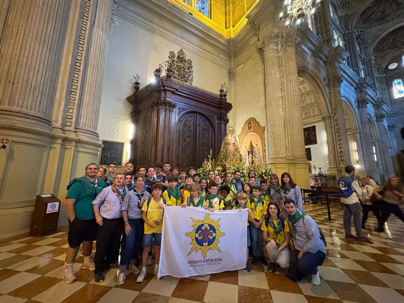 La Asociación Diocesana de Escultismo de Málaga–Melilla peregrina en el Año Jubilar