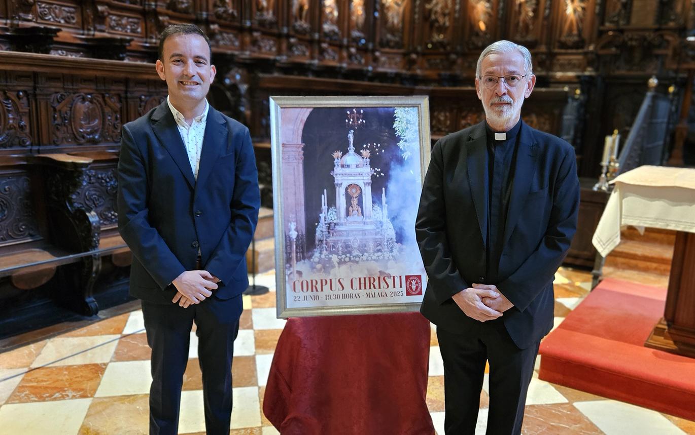 El deán de la Catedral presenta el cartel del Corpus Christi 2025