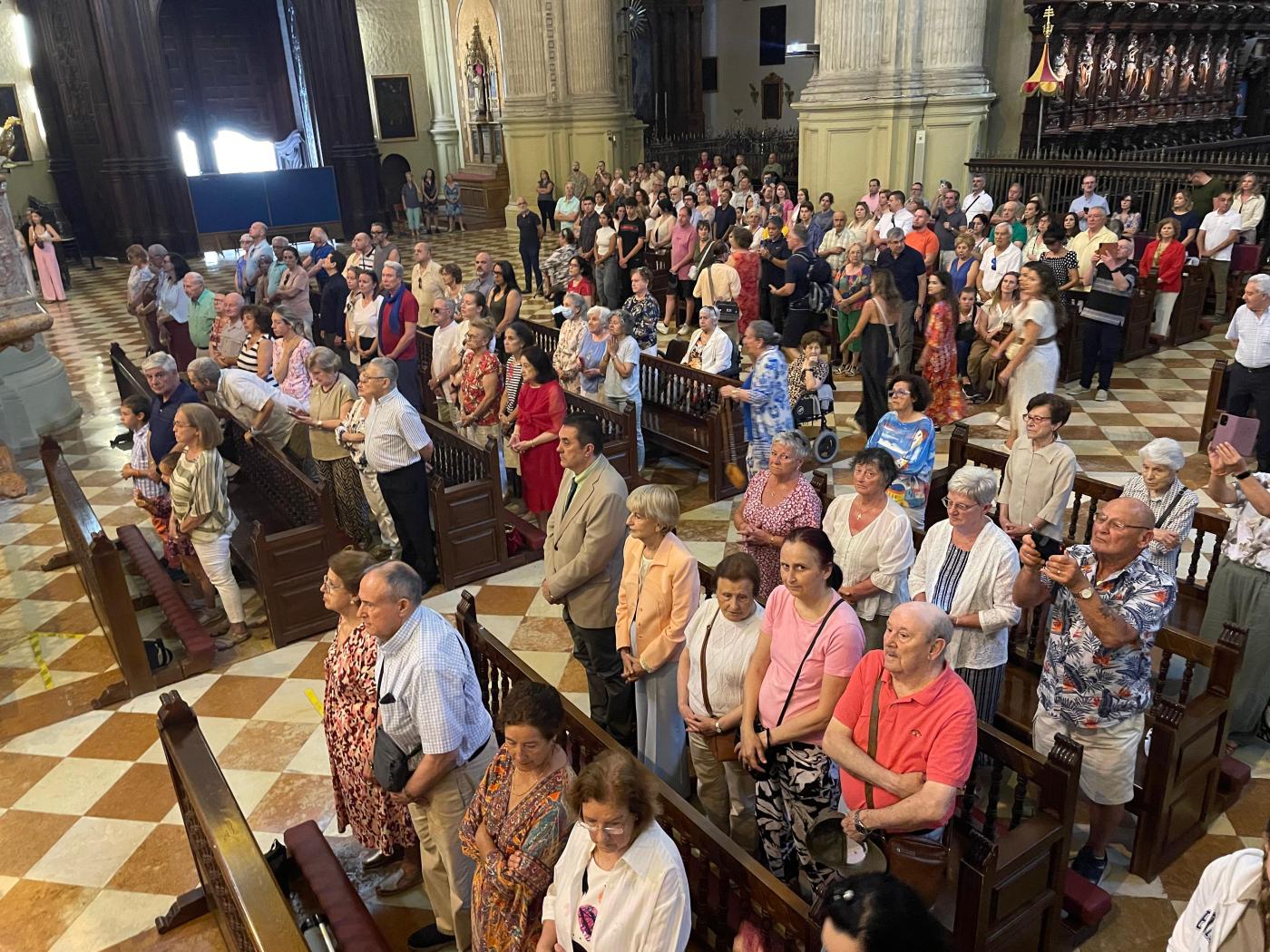 Los laicos peregrinaron juntos a la Catedral en Pentecostés