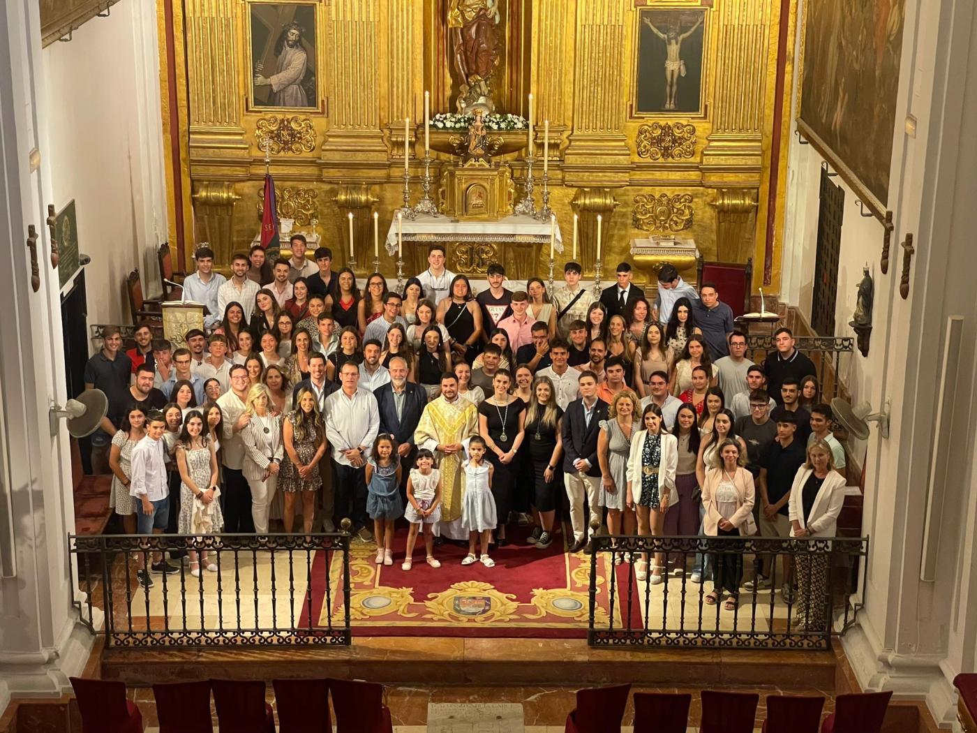 La juventud cofrade celebra su patrón con una Misa en la iglesia de San Julián