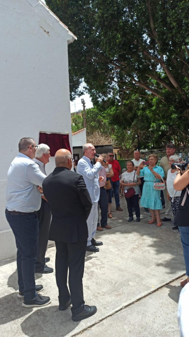 Descubrimiento de la placa conmemorativa en honor al Cardenal Herrera Oria
