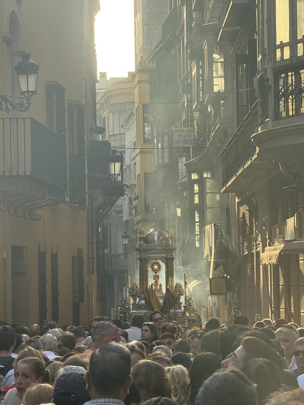 Imágenes de la procesión del Corpus Christi por las calles de Málaga