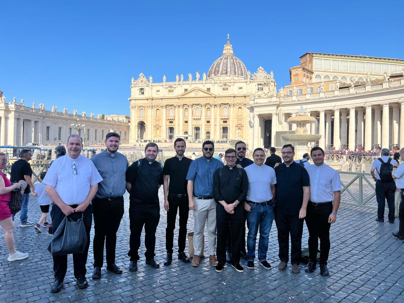 Los curas jóvenes malagueños participan en el Jubileo de los Sacerdotes