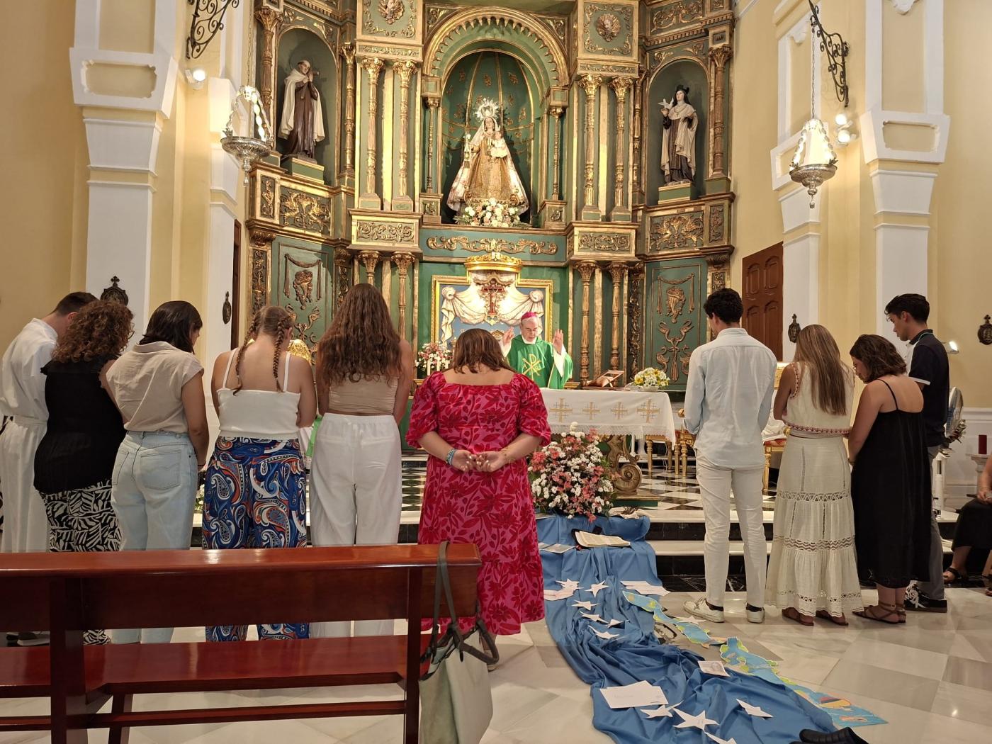 Envío de un grupo de jóvenes a la misión en Cartagena de Indias (Monasterio Carmelitas de San José-Málaga)