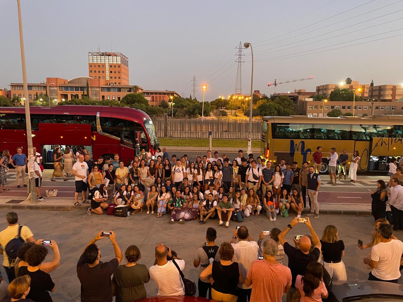 Salida de Málaga camino hacia el Jubileo en Roma