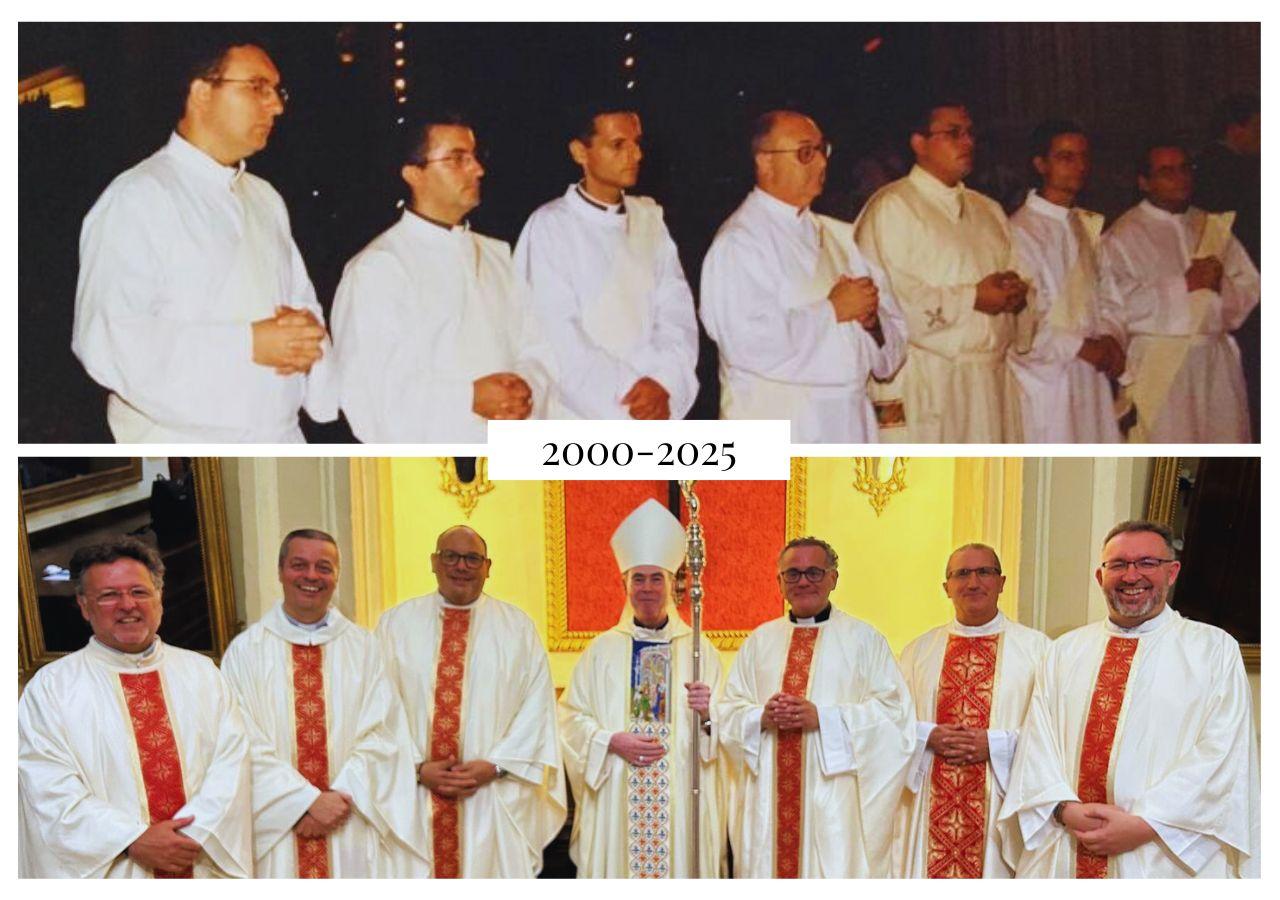 Mons. Catalá preside la Misa por los 25 años de ordenación de seis sacerdotes malagueños