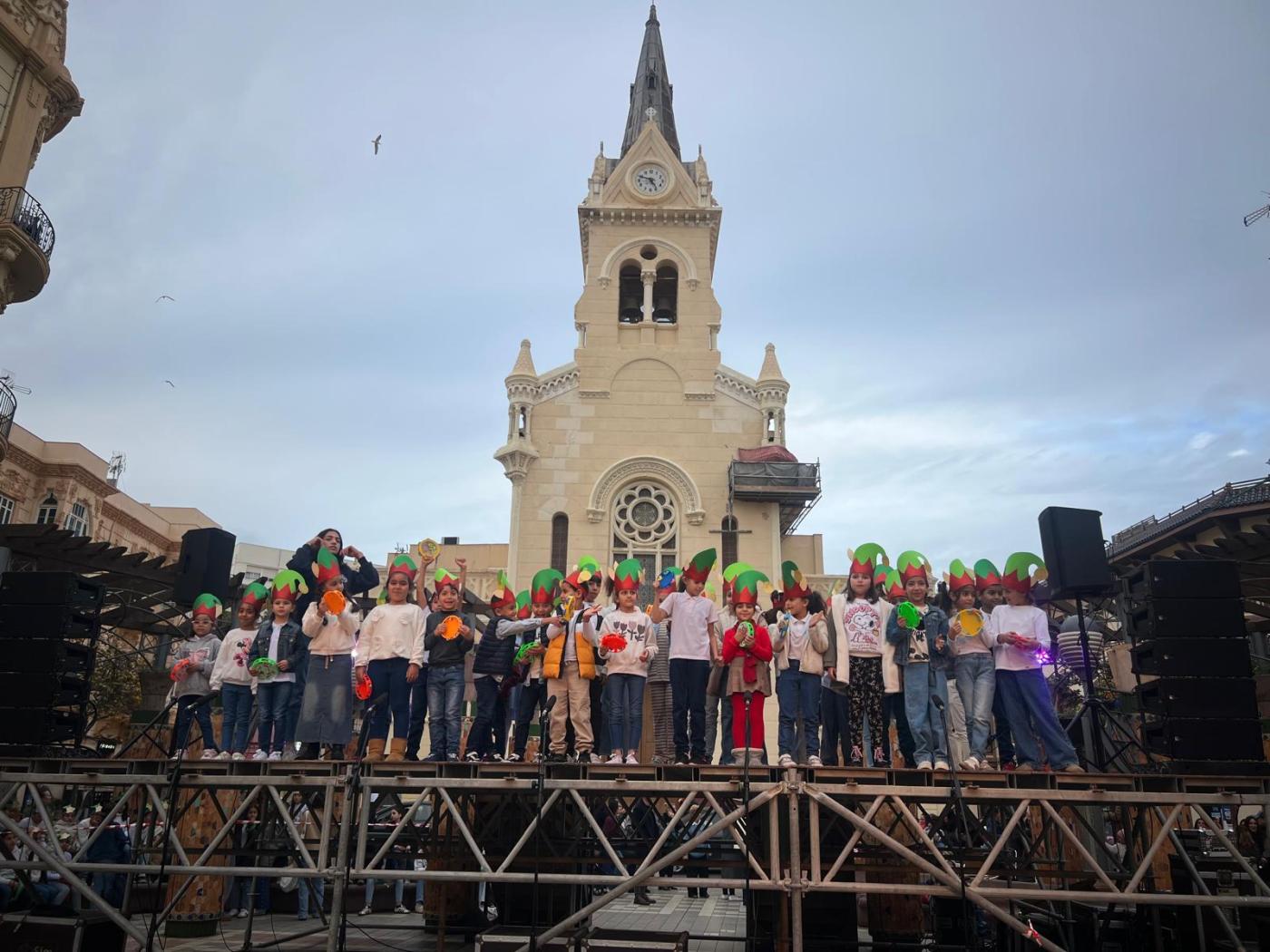 Niños y niñas de distintas parroquias y colegios de Melilla cantan al Niño Jesús