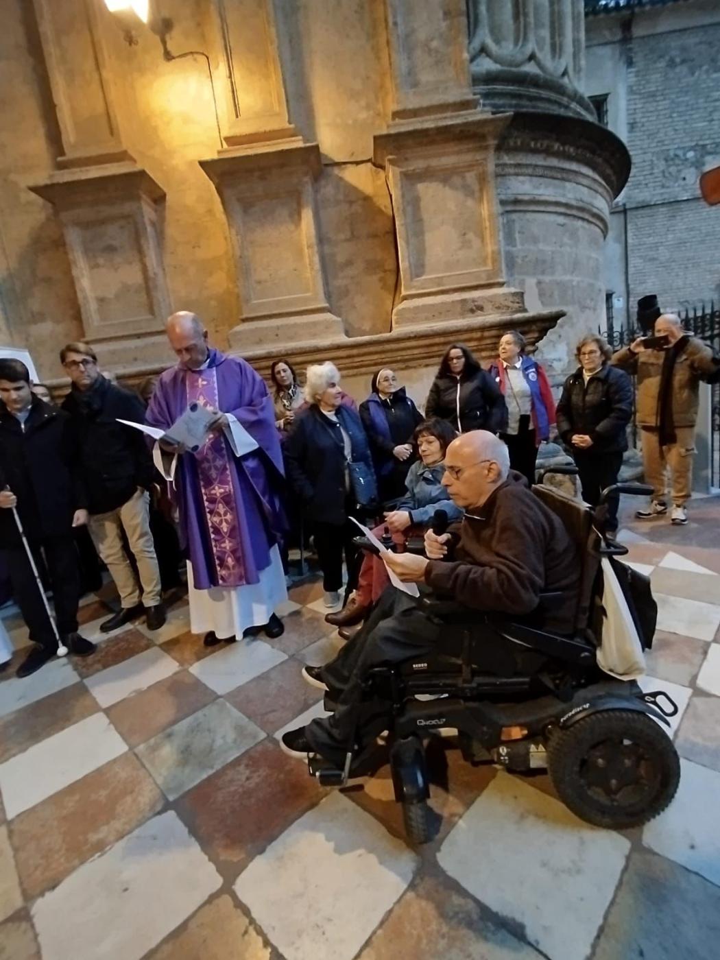 D. José Antonio Satué a las personas con discapacidad: «Sois Iglesia, la Iglesia os necesita»