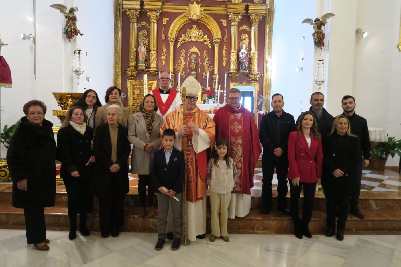 Colmenar celebra con alegría la visita del Obispo y el sacramento de la Confirmación