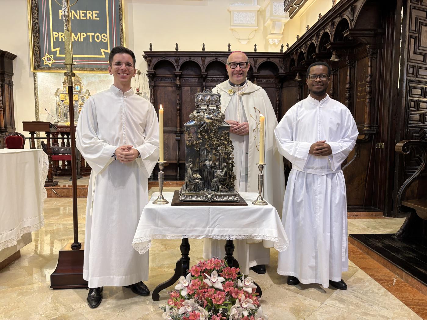 Las reliquias de San Juan de Ávila llegan al Seminario de Málaga